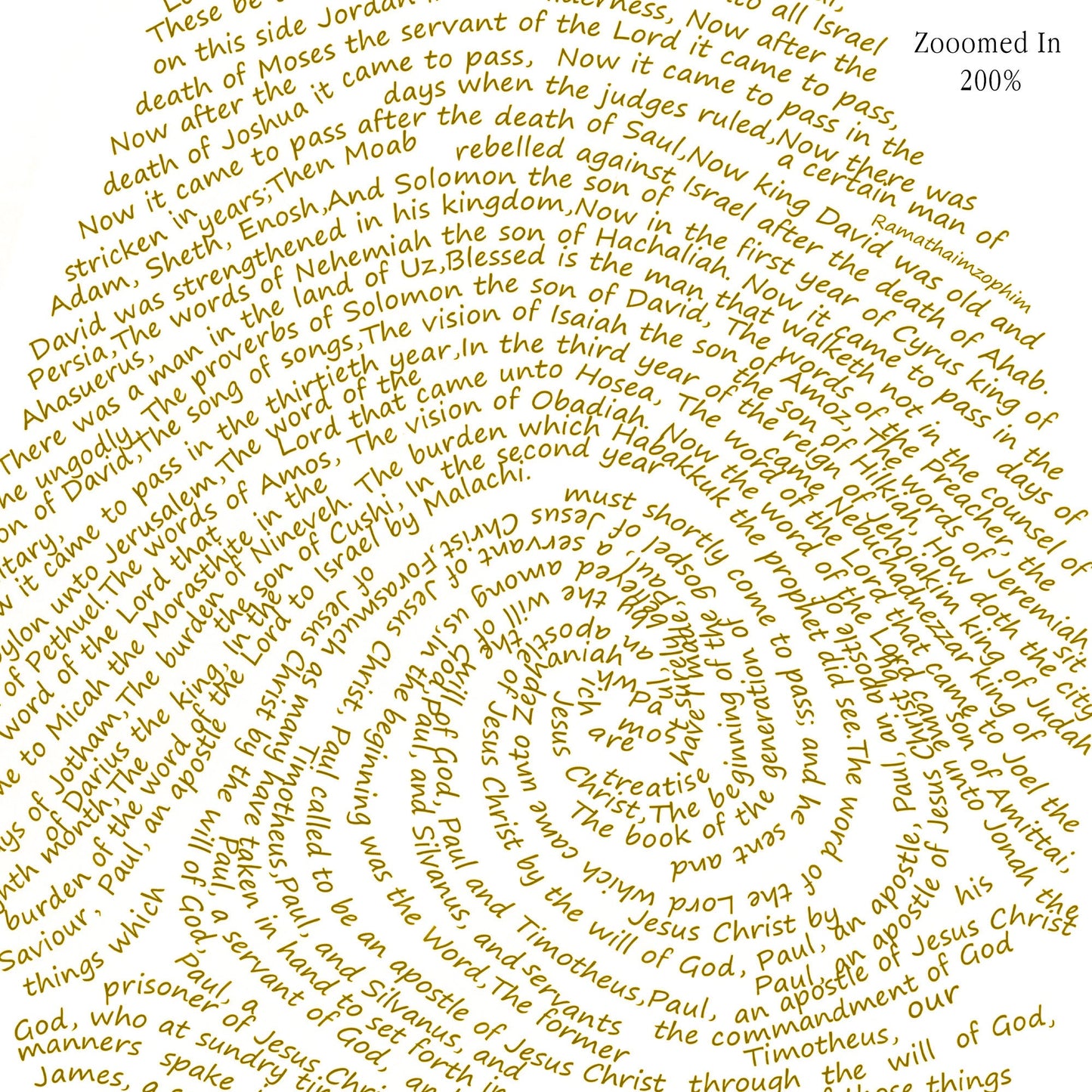 Scripture in Every Line