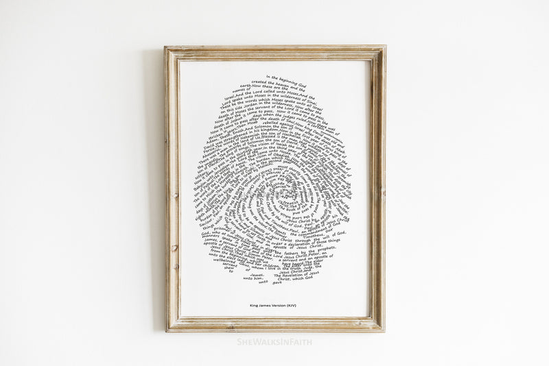 Fingerprint of Faith DIGITAL PRINT