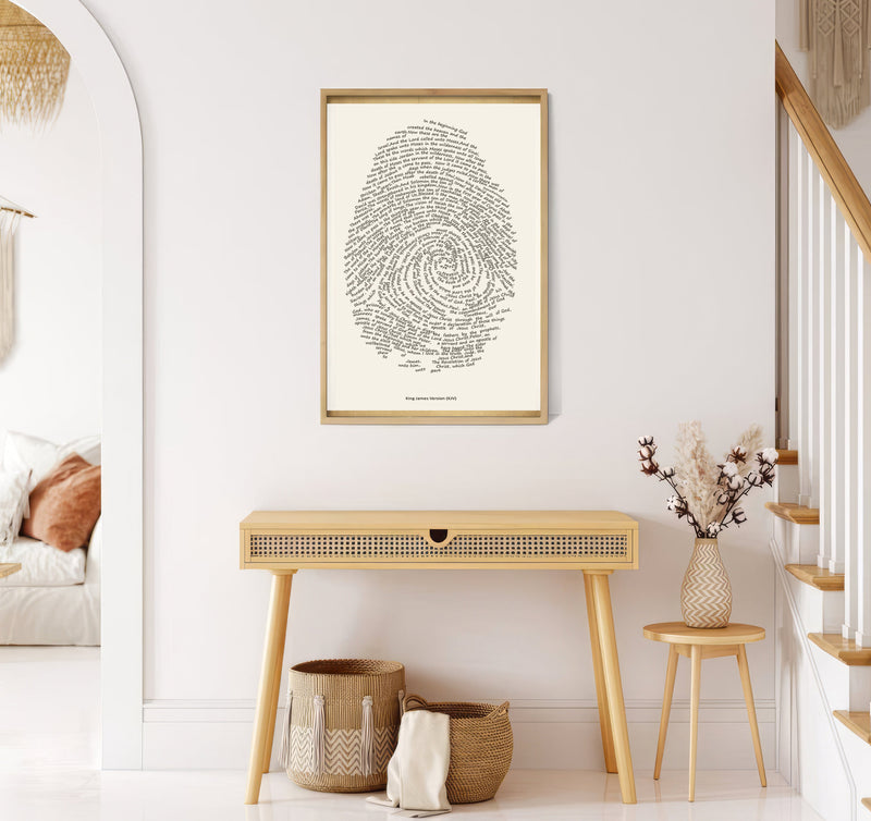 Fingerprint of Faith PHYSICAL PRINT