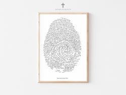 Fingerprint of Faith PHYSICAL PRINT