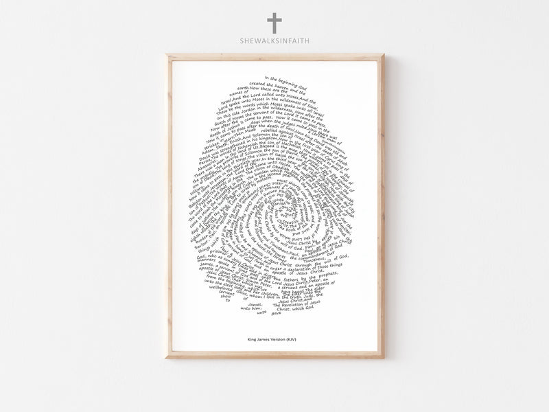 Fingerprint of Faith PHYSICAL PRINT