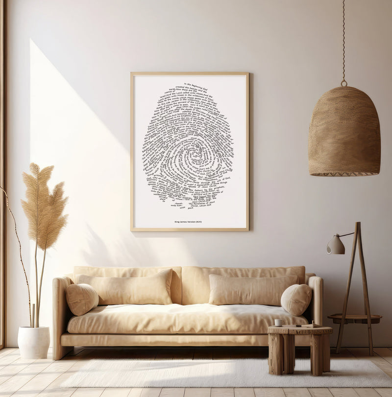 Fingerprint of Faith PHYSICAL PRINT