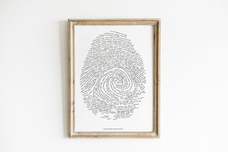 Fingerprint of Faith PHYSICAL PRINT